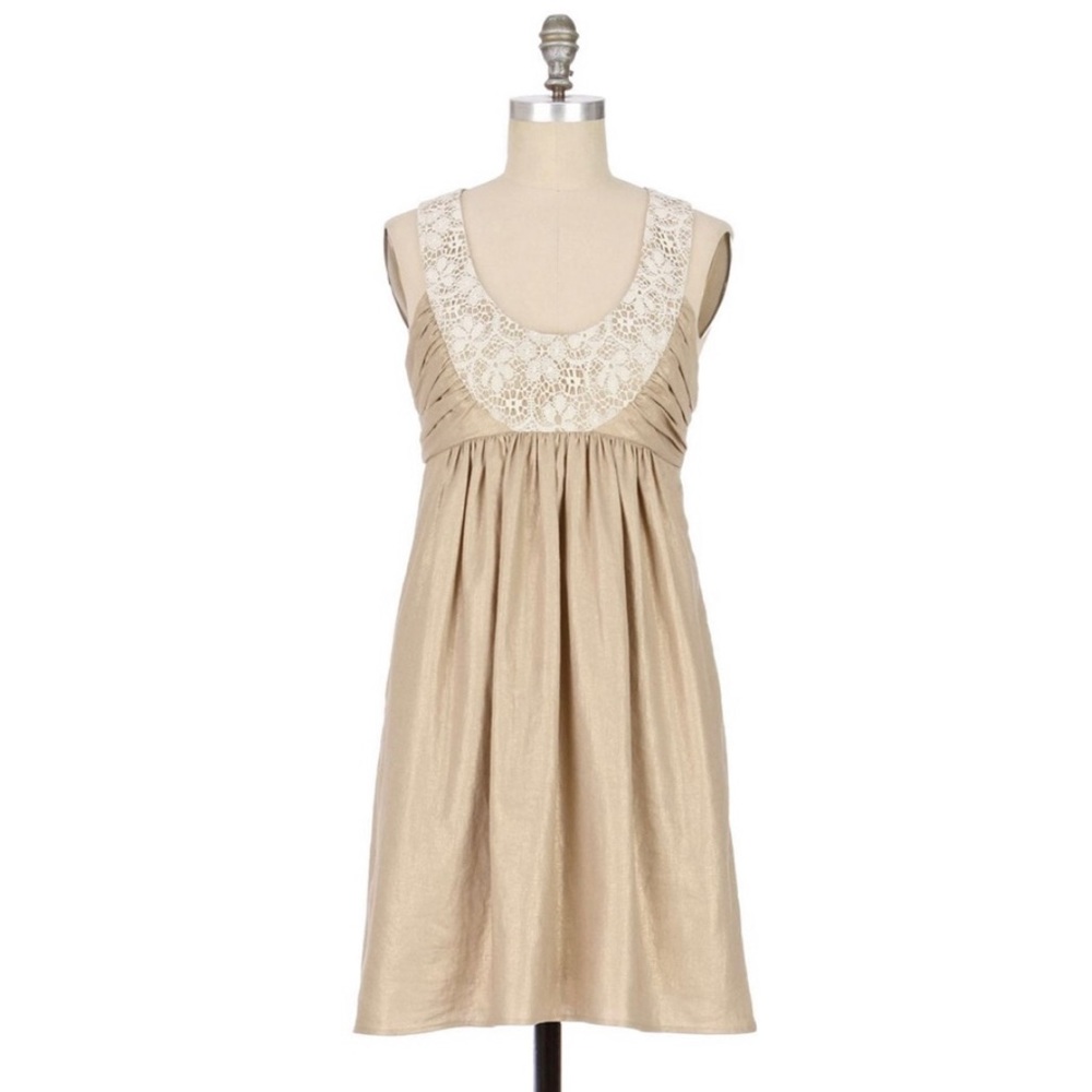 Anthropologie Molly New York Lace Racerback dress